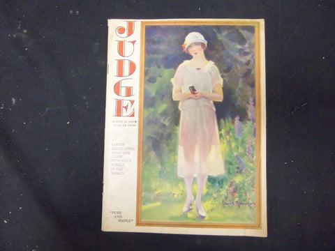 1925 AUGUST 22 JUDGE MAGAZINE - NICE ILLUSTRATIONS, STORIES AND ADS - ST 3847