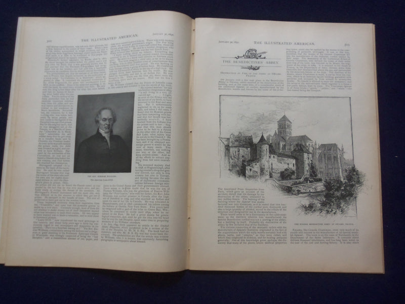 1892 JANUARY 30 THE ILLUSTRATED AMERICAN MAGAZINE - DON JORJE MONTT - J 9731