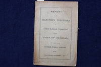 1908-1931 TOWN OF DURHAM, CONNECTICUT TOWN REPORTS-SOFTCOVER - LOT OF 3 - K 1530