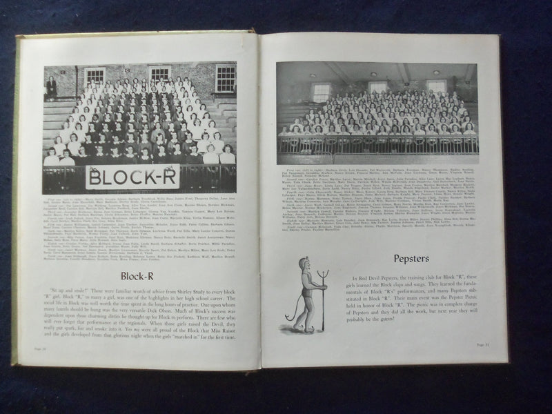 1950 PIERIAN RICHMOND HIGH SCHOOL YEARBOOK - RICHMOND, INDIANA - YB 1926M