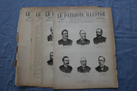 1888-1913 LE PATRIOTE ILLUSTRE MAGAZINE - FRENCH - LOT OF 40 - O 3848