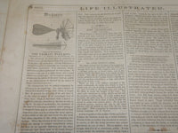 1855 DECEMBER 1 LIFE ILLUSTRATED NEWSPAPER - VERMONT WINDMILL GREELEY - NP 4790