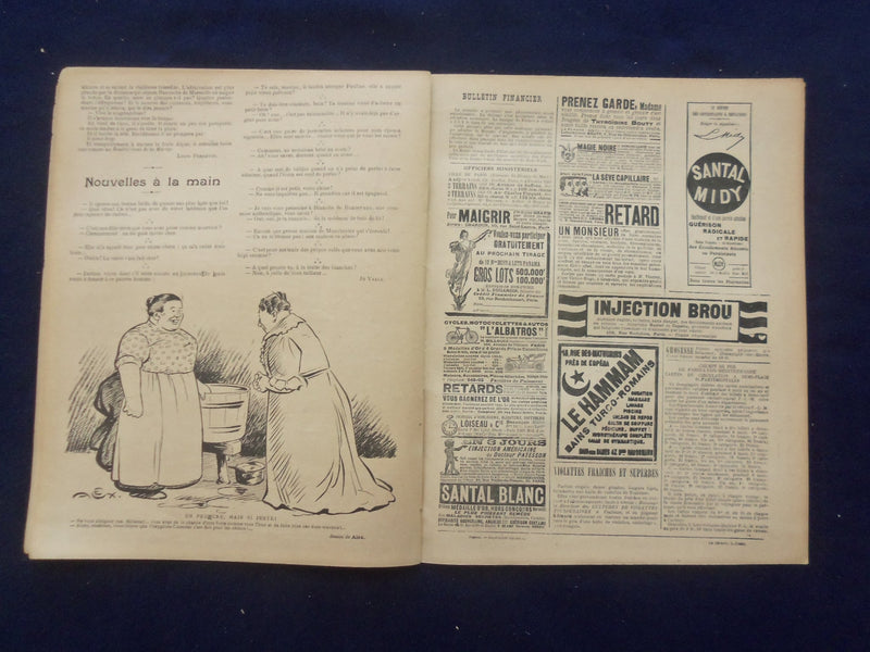 1908 FEB 1 LE SOURIRE MAGAZINE - ILLUSTRATED COMEDY - FRENCH TEXT - SP 4867F