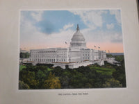 1900'S WASHINGTON THE NATION'S CAPITAL CITY BEAUTIFUL VIEW BOOK - J 1871