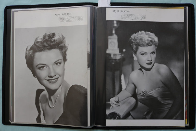 HOLLYWOOD STARS SCRAPBOOK - JANET LEIGH - ANNE BAXTER - KIM NOVAK - #51