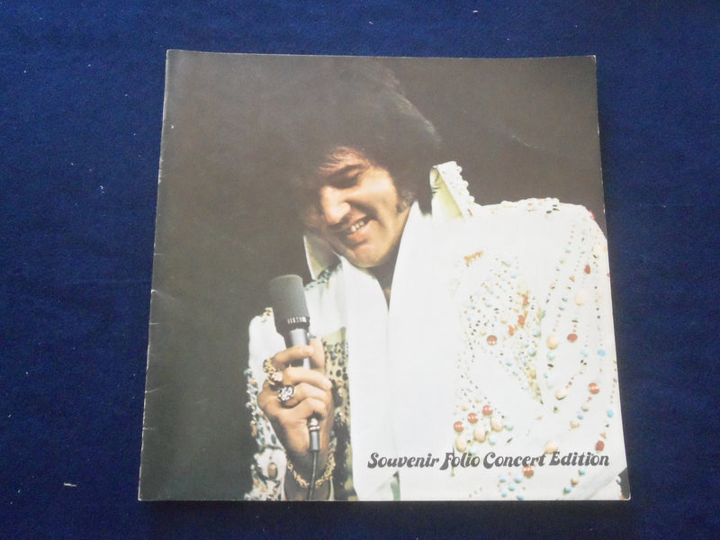 1970'S ELVIS PRESLEY SOUVENIR FOLIO CONCERT EDITION PROGRAM - J 8393