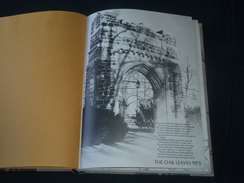 1973 THE OAK LEAVES DREW UNIVERSITY YEARBOOK - MADISON NEW JERSEY - YB 1650