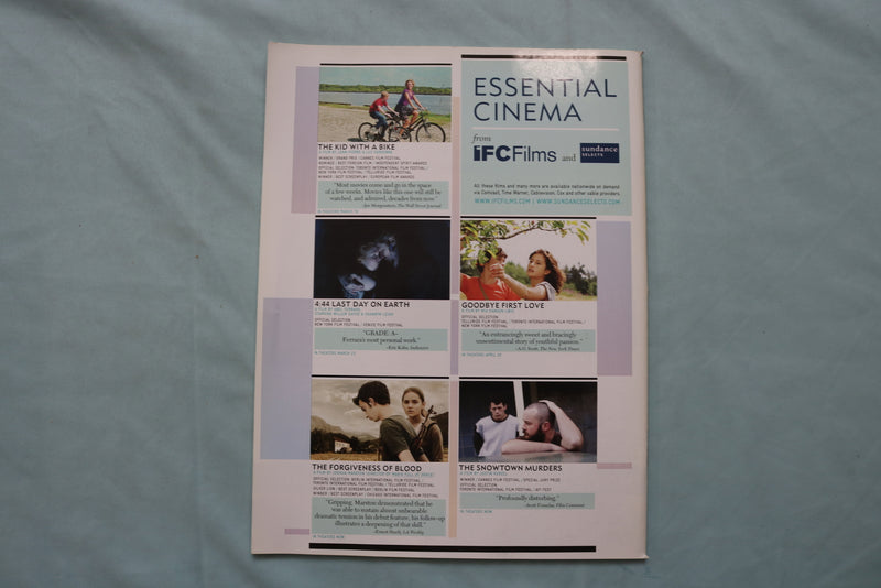2012 MARCH CINEASTE MAGAZINE - THE DESCENDANTS COVER - E 19749