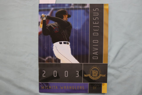 2003 WICHITA WRANGLERS BASEBALL YEARBOOK - K 3408