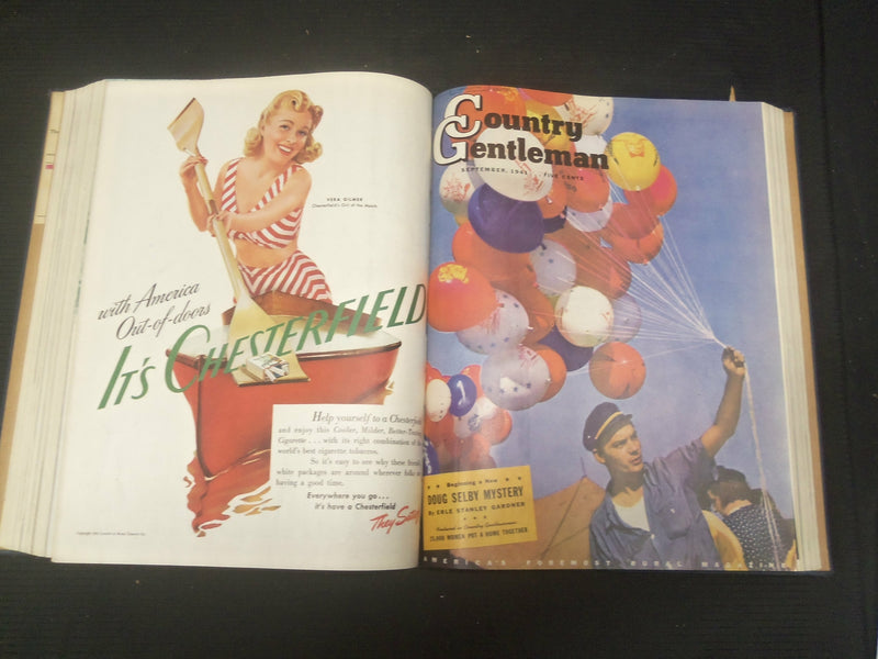 1941 JANUARY-DECEMBER COUNTRY GENTLEMAN BOUND MAGAZINE VOLUME - R 729K