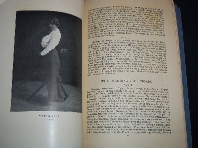 1913 OPERA STORIES BOOK PUBLISHED BY HENRY L. MASON - J 9123