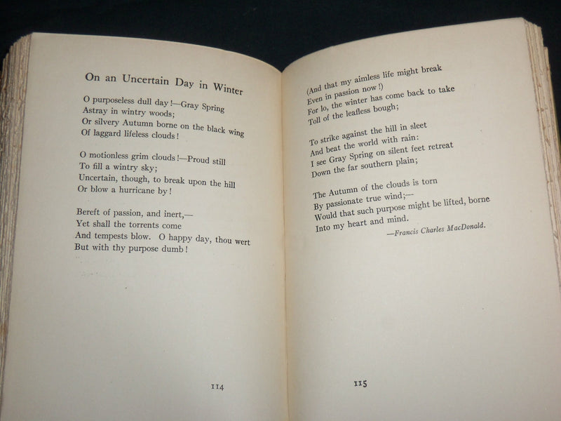 1916 A BOOK OF PRINCETON VERSE HARDCOVER BOOK BY ALFRED NOYES - KD 6737