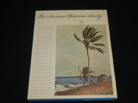 1969 THE AMERICAN WATERCOLOR SOCIETY HARDCOVER BOOK BY RALPH FABRI - R 727O