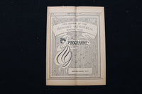 1901 HOWARD ATHENAEUM PROGRAMS - LOT OF 5 - BOSTON, MASSACHUSETTS - K 2275