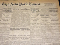 1917 JANUARY 22 NEW YORK TIMES - GERMANY PLANNING ACTUAL BLOCKADE - NT 8754