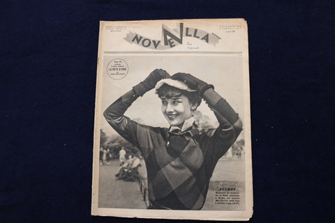 1955 JANUARY 12 NOVELLA MAGAZINE - AUDREY HEPBURN COVER - ITALIAN - E 23853