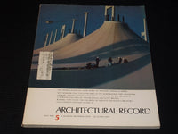 1980 MAY ARCHITECTURAL RECORD MAGAZINE - HAJ TERMINAL COVER - E 5964