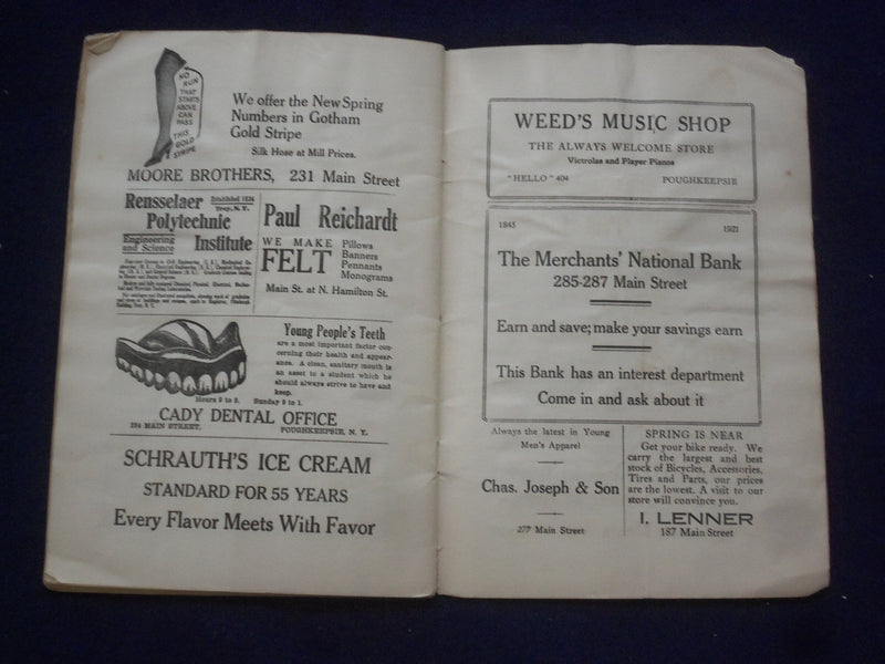 1922 FEBRUARY THE APOKEEPSIAN - POUGHKEEPSIE HIGH SCHOOL MAGAZINE - J 9609