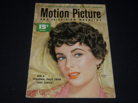 1953 FEBRUARY MOTION PICTURE MAGAZINE - ELIZABETH TAYLOR COVER - E 15933