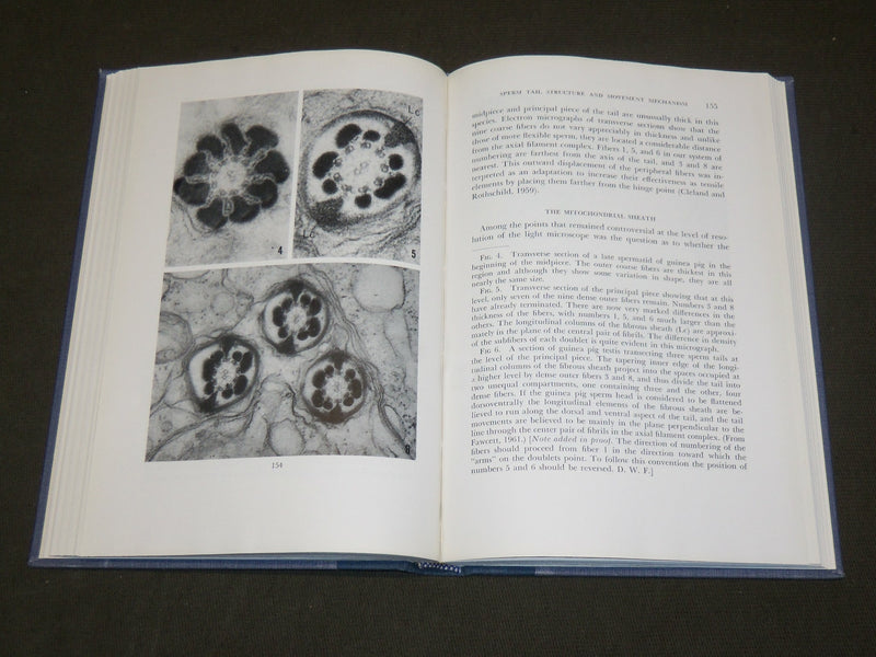 1962 SPERMATOZOAN MOTILITY BOOK EDITED BY DAVID W. BISHOP - KD 6125
