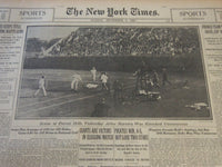 1925 SEPTEMBER 6 NEW YORK TIMES - JONES KEEPS TITLE BOROTRA UNCONSCIOUS- NT 6488