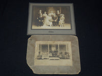 6 OLD GROUP PHOTOS - MOUNTED - #185