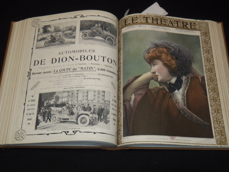 1906 JULY-DECEMBER LE THEATRE MAGAZINE BOUND VOLUME - 12 ISSUES - KD 2278G