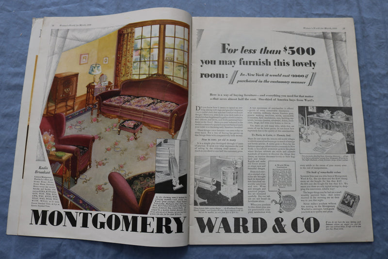 1929 MARCH WOMAN'S WORLD MAGAZINE - 