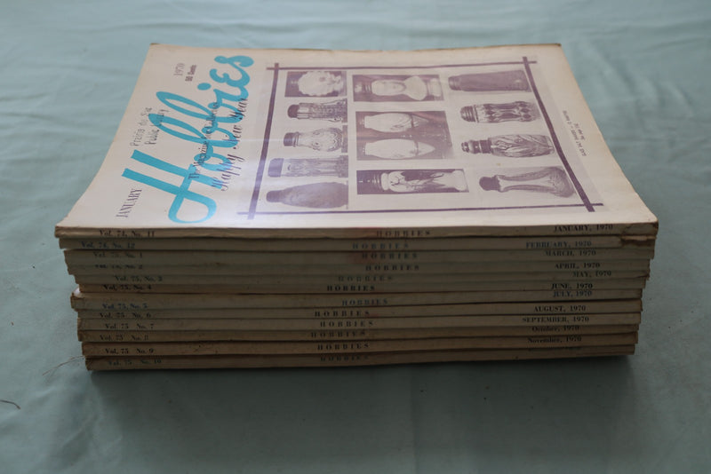 1970 HOBBIES MAGAZINE - COMPLETE YEAR - LOT OF 12 - O 3967