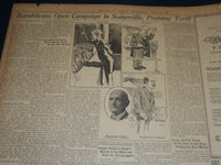 1910 JUNE 29 THE BOSTON HERALD - COLONEL ROOSEVELT HERE - TAFT ON WAY - BH 340