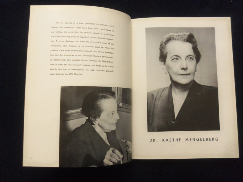 1950 UPSALITE UPSALA COLLEGE YEARBOOK - EAST ORANGE, NEW JERSEY - YB 3077