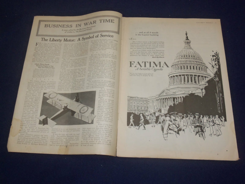 1918 AUGUST 3 COLLIER'S MAGAZINE - THE GYPSY DIVISION GOES IN - ST 6740