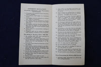 1920-1921 UNIVERSITY OF WISCONSIN PAN-HELLENIC REGULATIONS BOOKLET - K 949