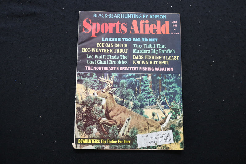 1969 JULY SPORTS AFIELD MAGAZINE - LAKERS TOO BIG TO NET COVER - SP 4177Z
