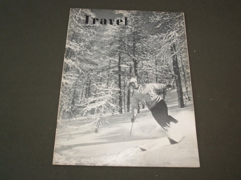 1949 NOVEMBER TRAVEL MAGAZINE - FIRST RUN OF THE SEASON - SP 9428