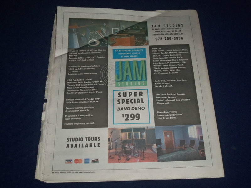 2004 APRIL 14-21 AQUARIAN WEEKLY NEWSPAPER - SKATE SURF AND FESTIVAL - J 1090