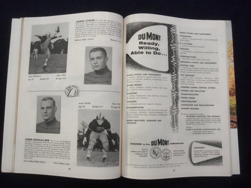 1956 DECEMBER 1 ARMY-NAVY FOOTBALL PROGRAM-MUNICIPAL STADIUM PHILADELPHIA- K 126