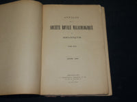 1894-1919 ZOOLOGIQUE ET MALACOLOGIQUE ANNALES MAGAZINES LOT OF 6 - WR 336F