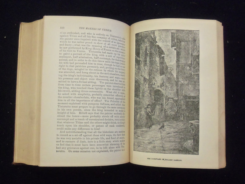 1900'S THE MAKERS OF VENICE HARDCOVER BOOK BY MRS. OLIPHANT - KD 8470