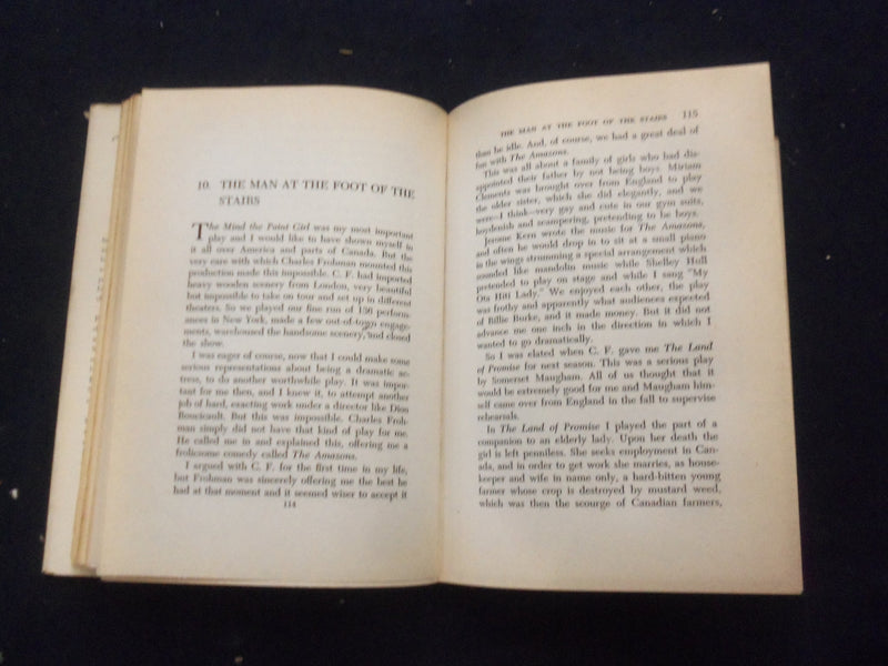 1949 WITH A FEATHER ON MY NOSE HARDCOVER BOOK BY BILLIE BURKE - KD 8245
