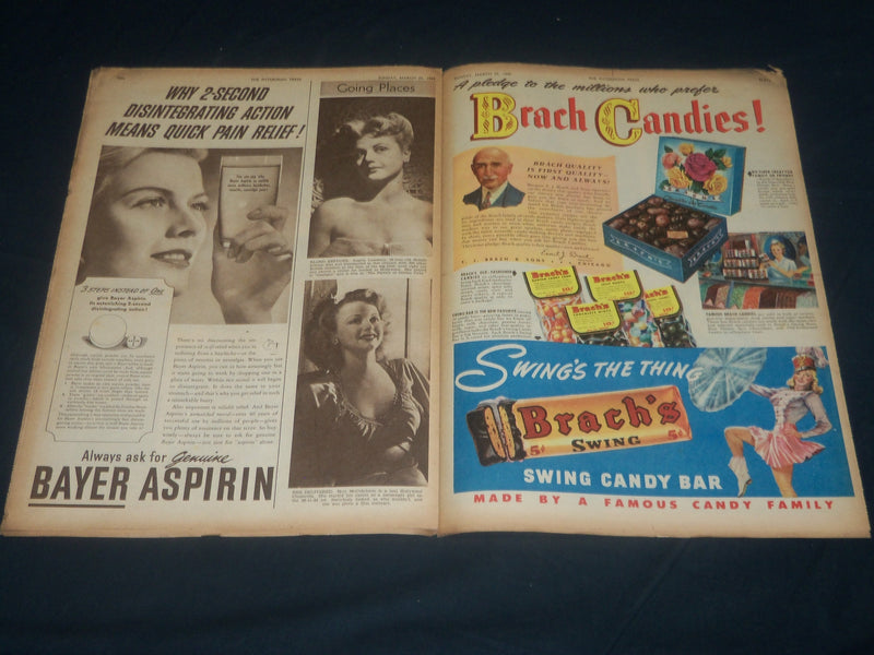 1945 MARCH 25 THE PITTSBURGH PRESS SUNDAY ROTO SECTION - ALIQUIPPA - NP 4460