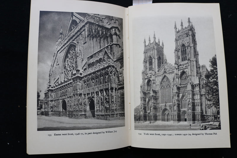 1950 THE ENGLISH CATHEDRALS HARDCOVER BOOK BY JOHN HARVEY - KD 9478