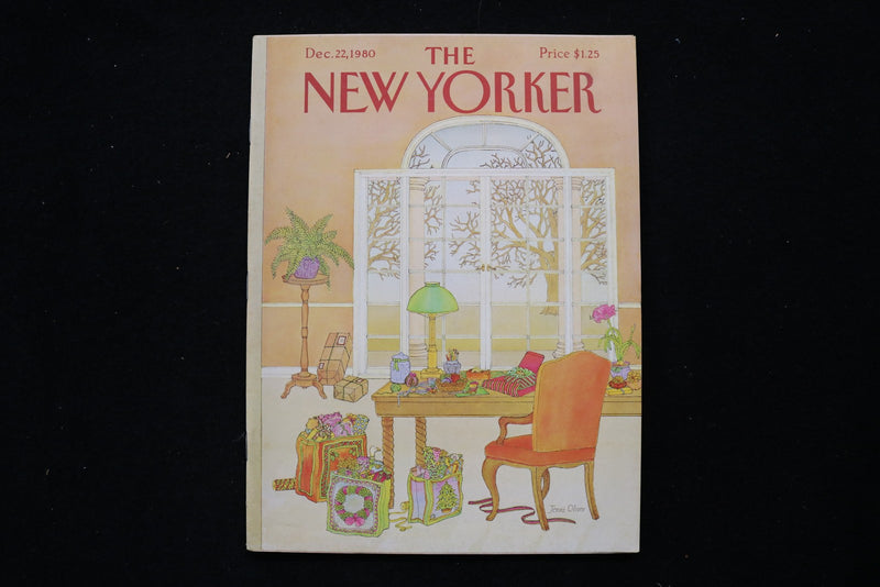 1980 DECEMBER 22 NEW YORKER MAGAZINE - GREAT ILLUSTRATED COVER - NY 3046