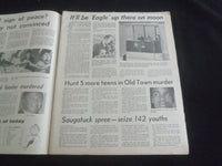 1969 JULY 6 CHICAGO AMERICAN TODAY NEWSPAPER - ALDRIN PRESS CONFERENCE - NP 5833