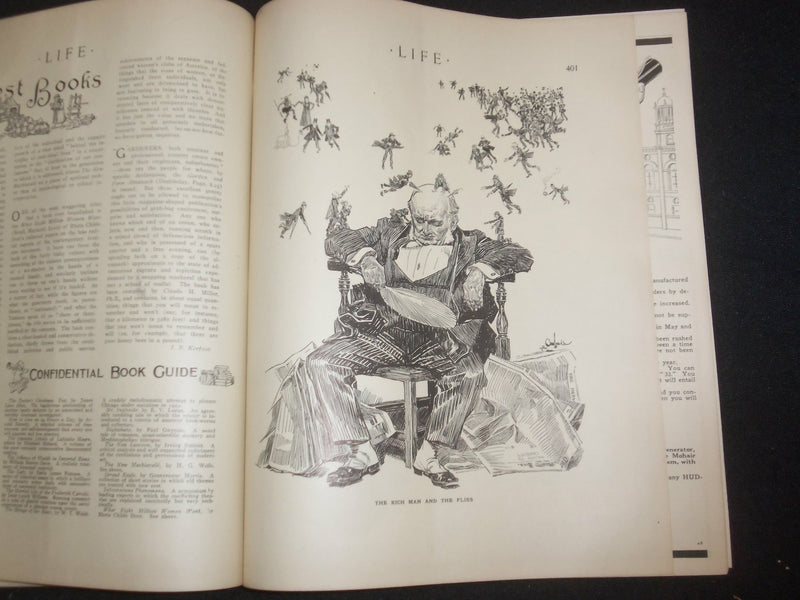 1911 FEBRUARY 23 LIFE MAGAZINE - RICH MAN'S NUMBER - ST 6444