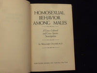1967 HOMOSEXUAL BEHAVIOR AMONG MALES HARDCOVER BOOK BY W. CHURCHILL - KD 8691