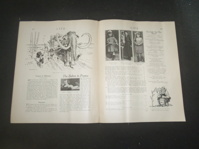 1918 AUGUST 29 LIFE MAGAZINE - PRIVATE BUSINESS - L 767U