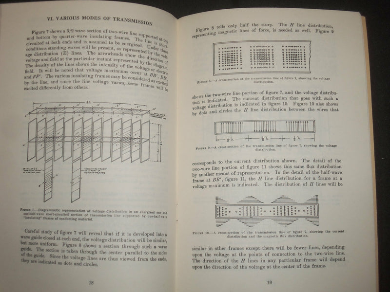 1954 MICROWAVES AND WAVE GUIDES - NAVY DEPARTMENT - J 6347