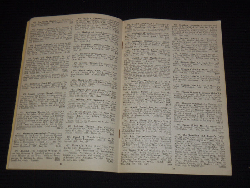 1930'S WILLIAM CAMPBELL BOOK CATALOGUES LOT OF 2 - J 7488