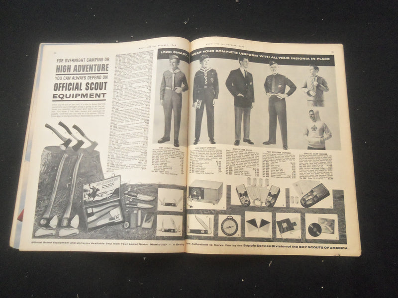 1963 OCTOBER BOYS' LIFE MAGAZINE - TEEN-AGE BIG TOP - ST 3770U